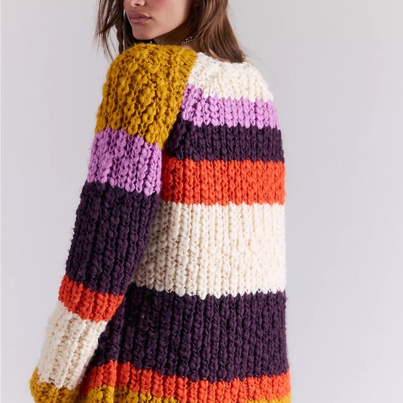 Free People Myles Stripe Cardi - Picture 3 of 4